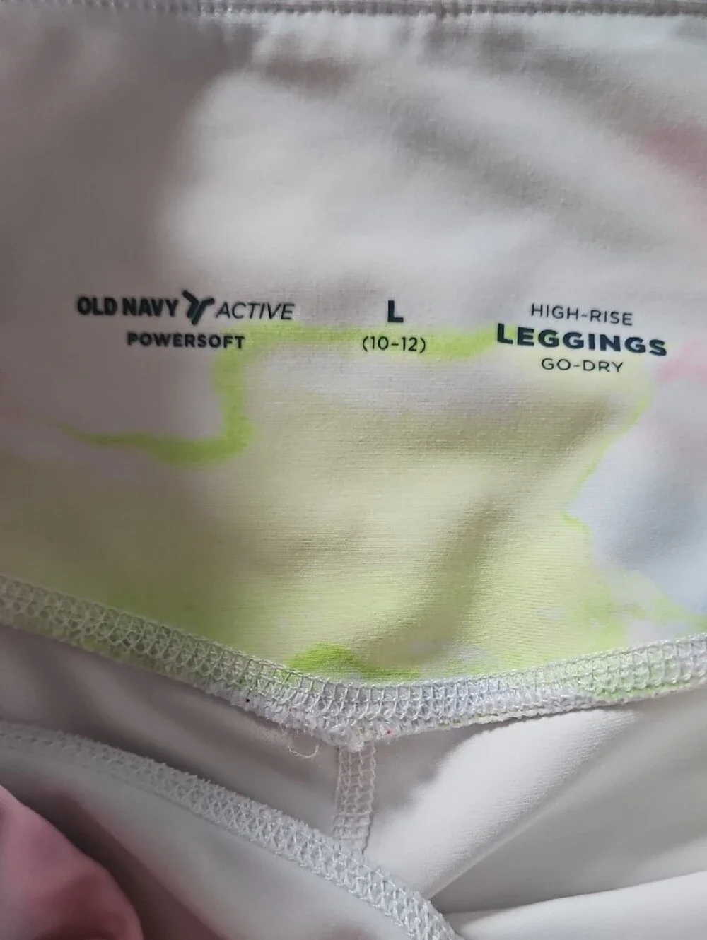Old Navy Pastel Tie-Dye Kids Leggings Set - Pink, Blue, Green
